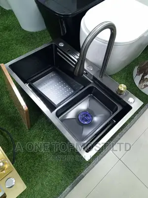 Black Handmade Sink