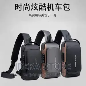 Photo - Men Anti Theft Waterproof Bag Crossbody Bag With Anti Lock
