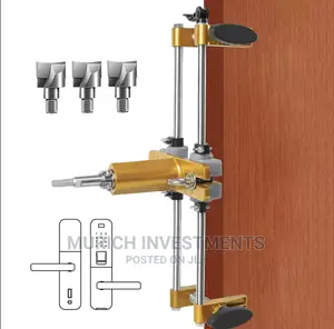 Door Lock Hole Opener Kit, Lock Mortiser For Wooden Doors