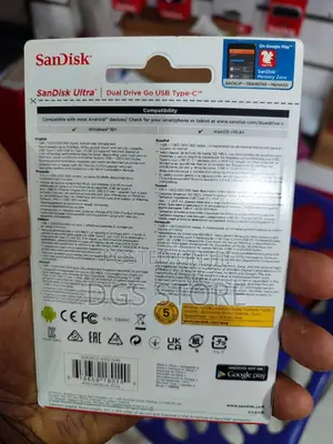 Sandisk Ultra Dual Drive Go Usb Type C 512gb Otg