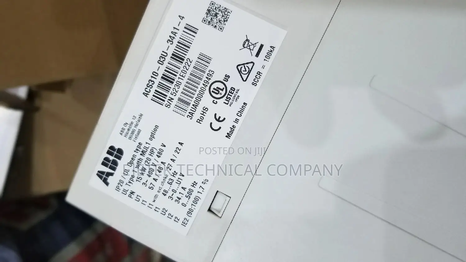 Abb 15kw/20hp Motor Drive