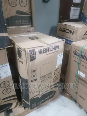 Bruhum (Bgc550ib) 4 Gas Burner +Oven