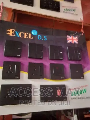 Black Switch Socket Black Body
