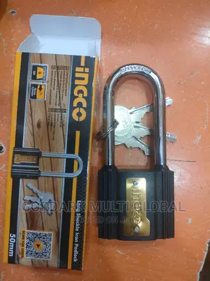 Long Shackle Iron Padlock 50mm