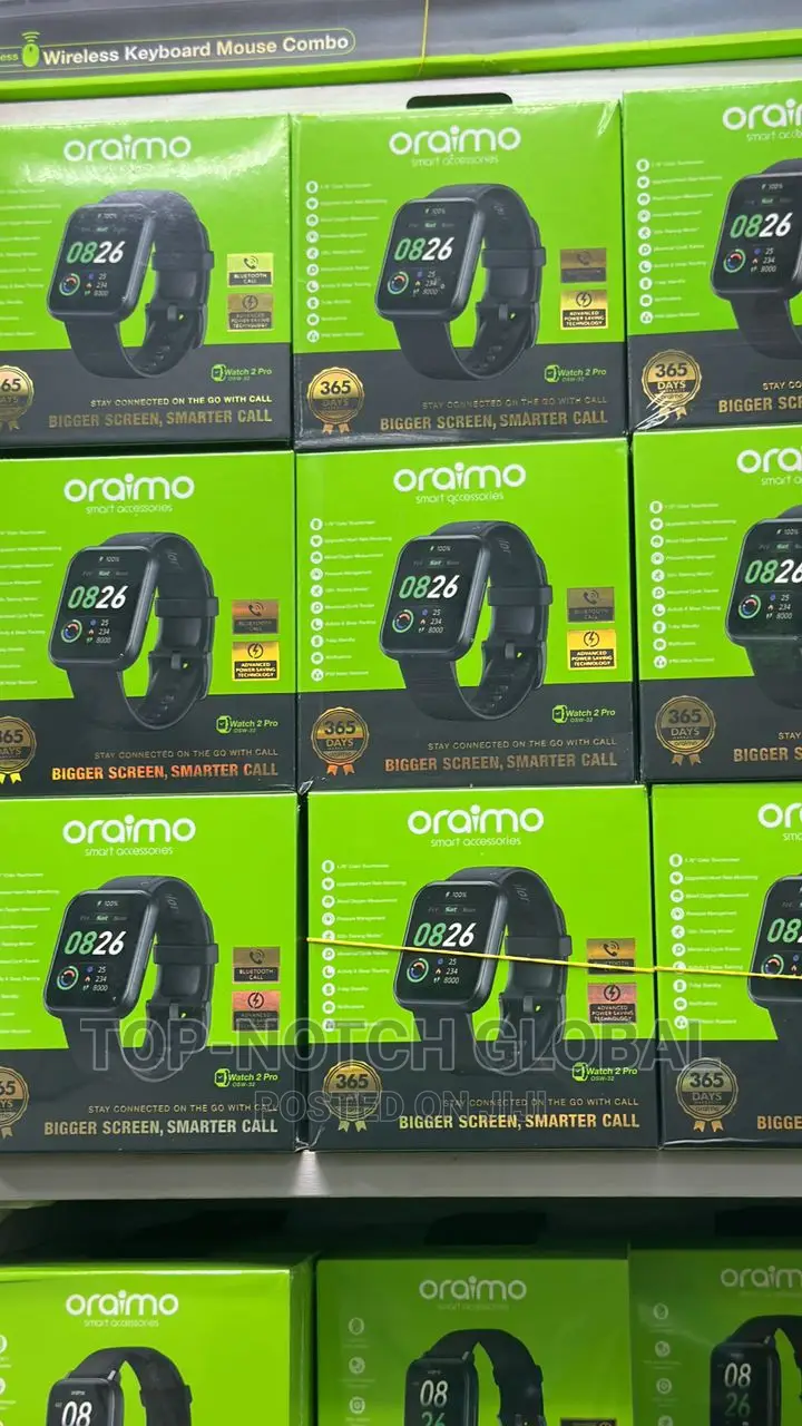 Oraimo Smart Watch 2 PRO in Ikeja Smart Watches & Trackers, Topnotch