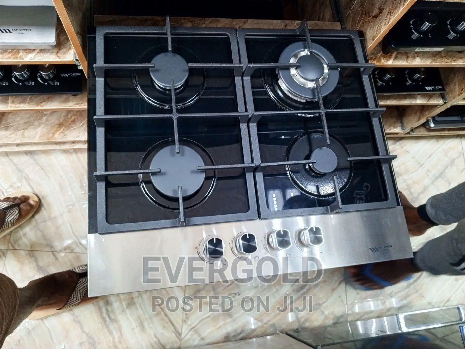 Turkey 4 Burner Cooker Hob Glass With Automatic Ignition