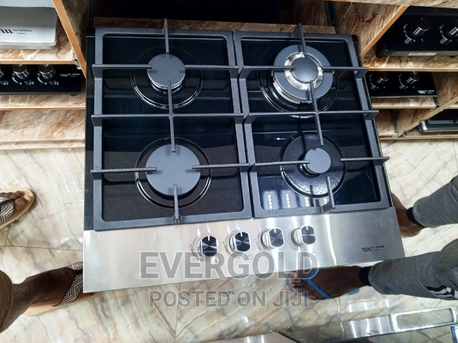 Turkey 4 Burner Cooker Hob Glass With Automatic Ignition