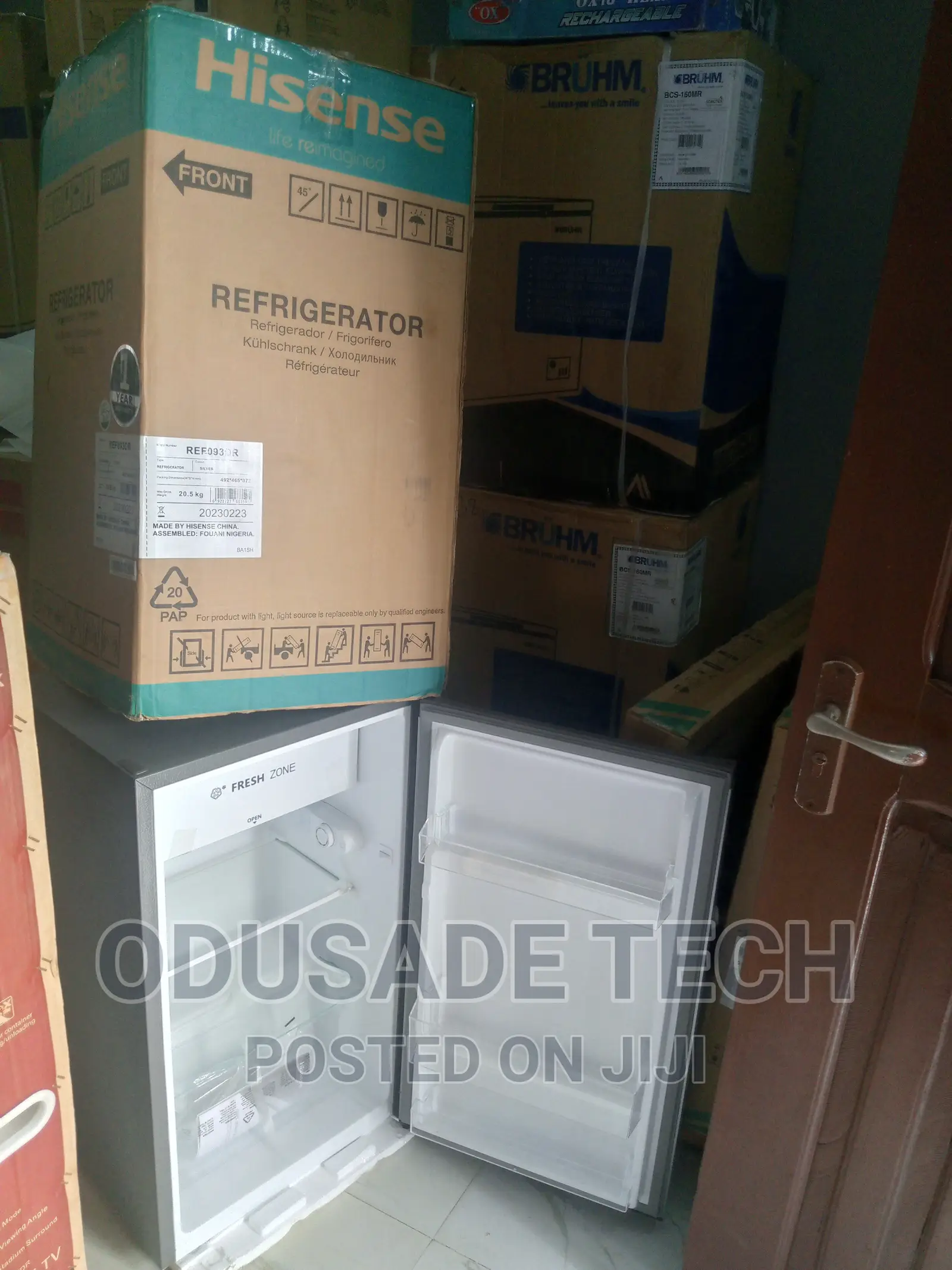 90L Quality Hisense Refregerator at Single Door