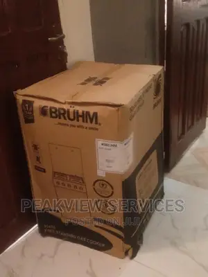 New Bruhm 4 Gas Burner With Oven (Bgc5540ib)