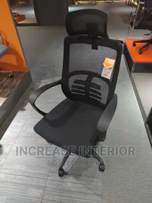 Executive Office Net Chair With Head Rest