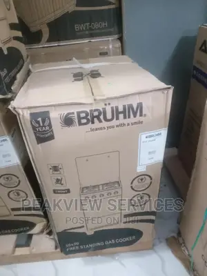Quality Bruhm 4 Gas Burnr With Oven(Bgc5540ib)