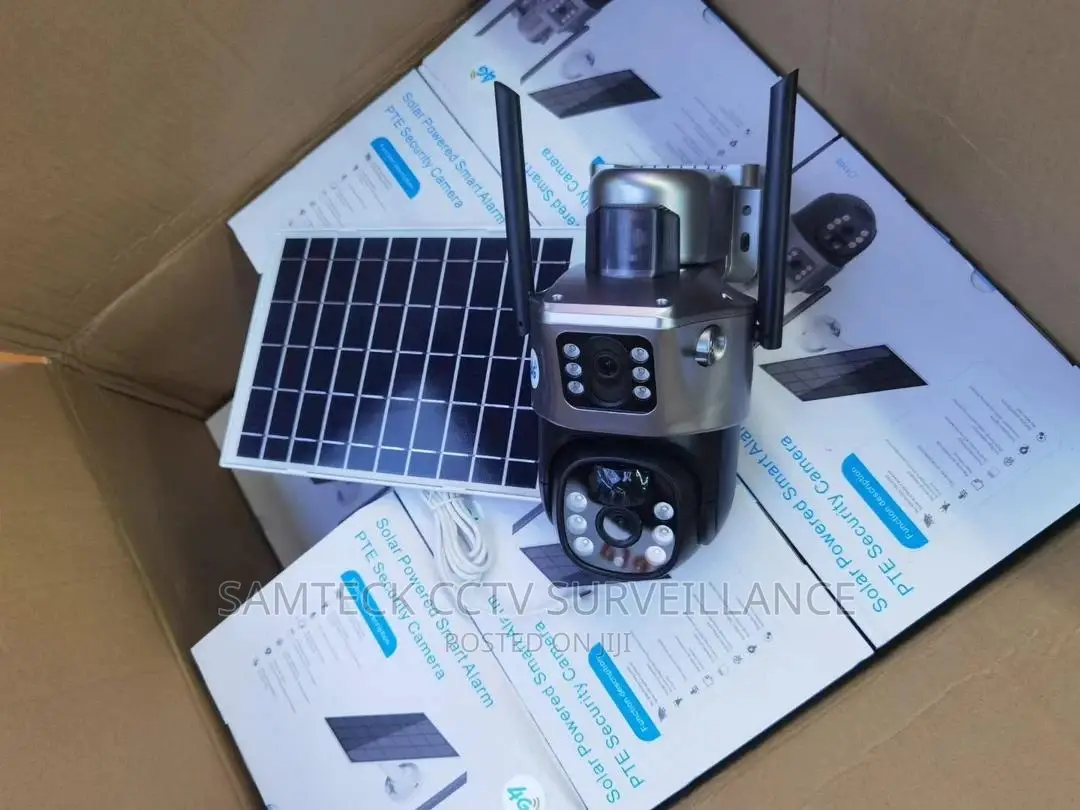 Solar Powered Dual Lens 4g Camera