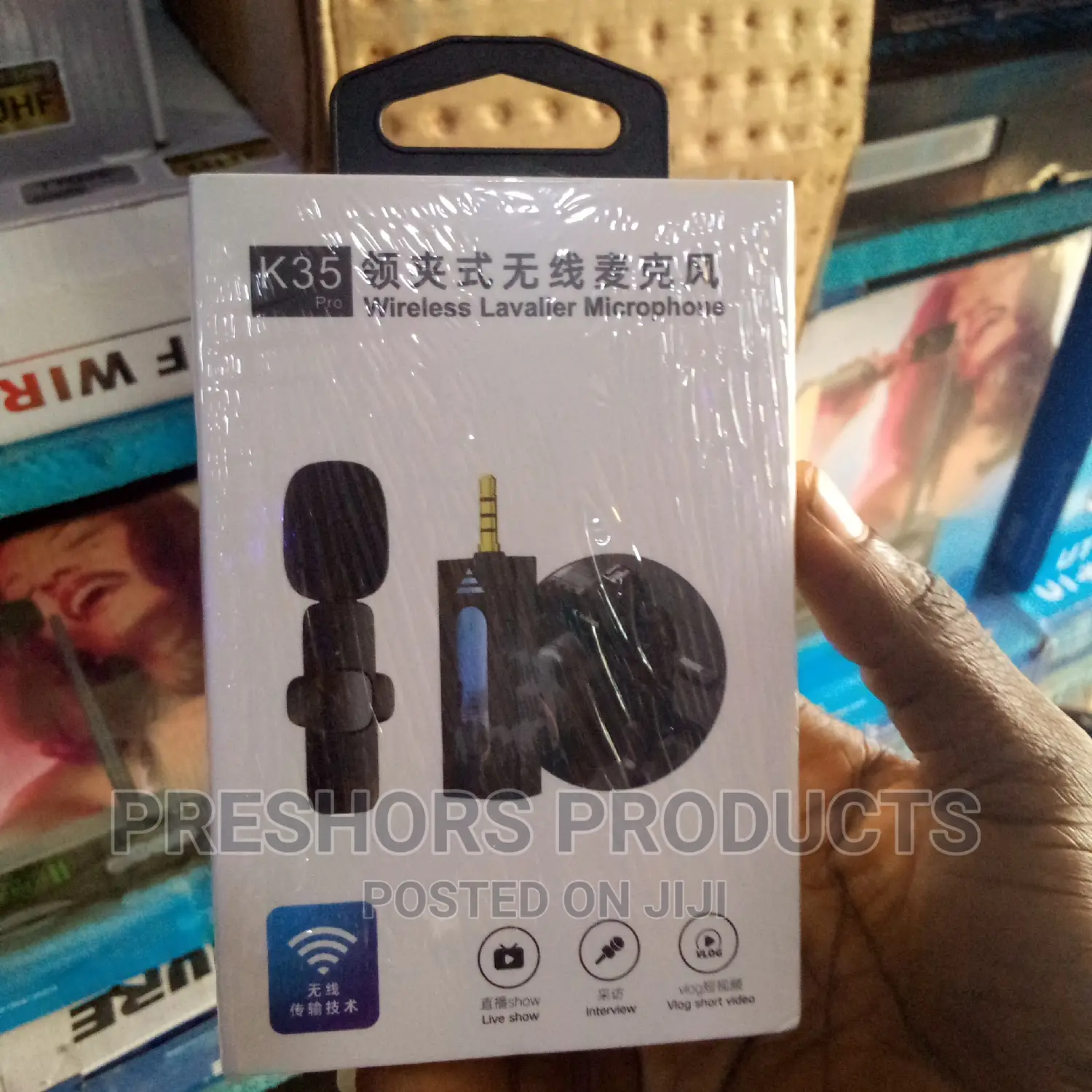 2 in 1 Wireless Lavalier Microphone