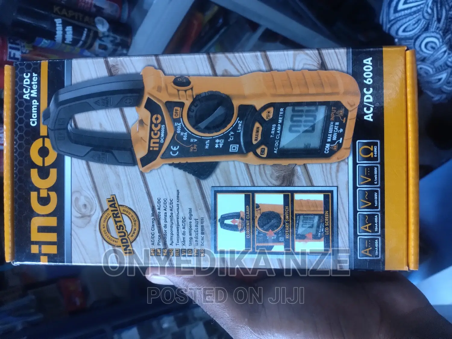 Ac/Dc Clamp Meter 600amp