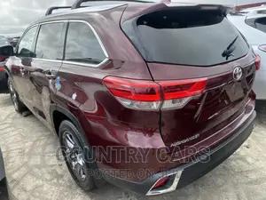 Toyota Highlander Limited Platinum 2019 Red