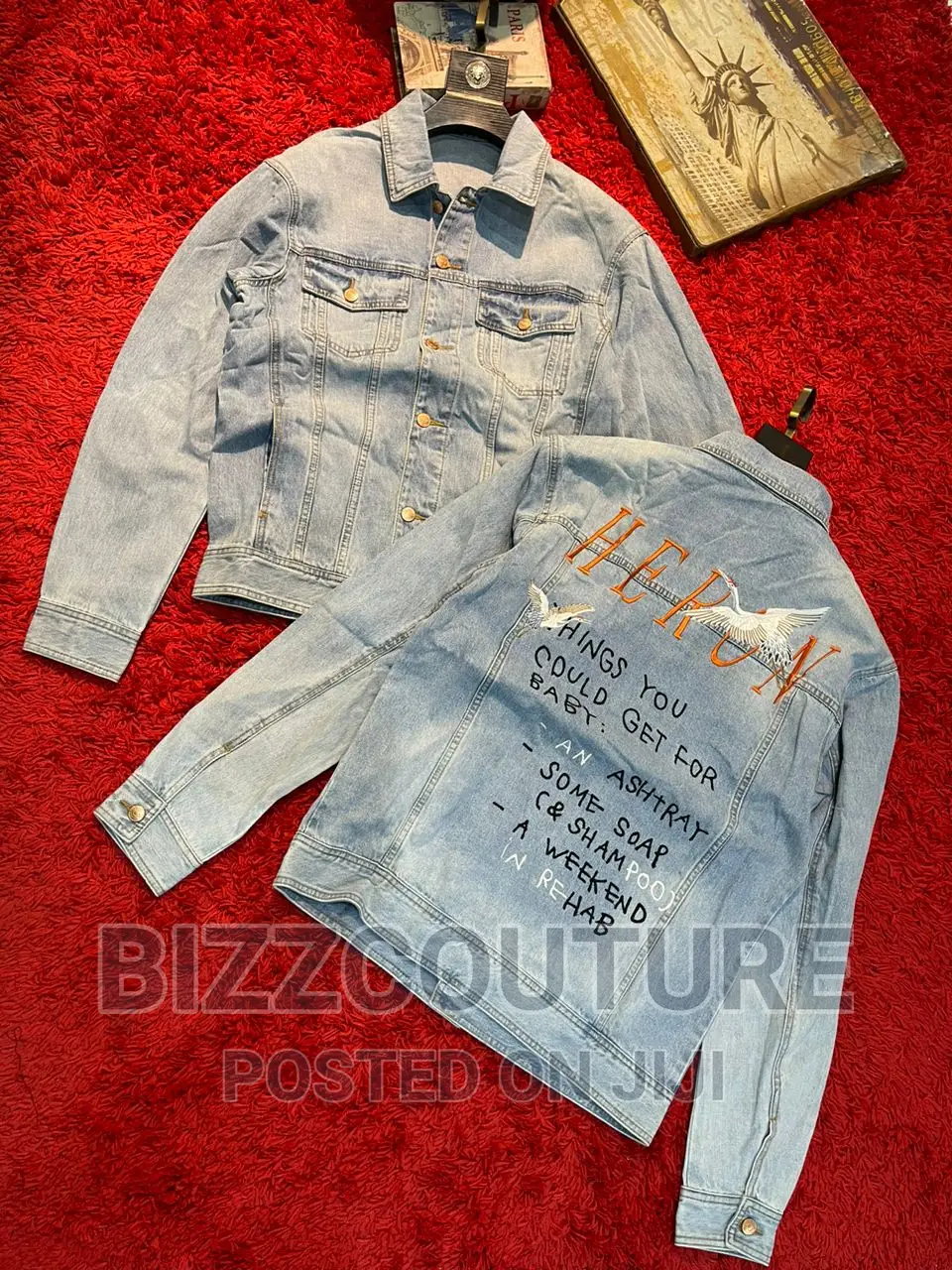 Original GUCCI Jean's Jackets Available in Store