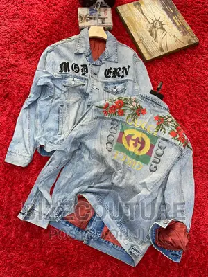 Original GUCCI Jean's Jackets Available in Store