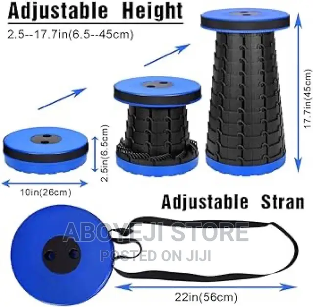 Portable Telescopic Stool, Foldable Stool