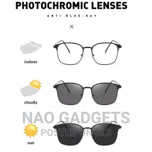 Photochromic Color Changing Anti Blue Light Computer Glasses