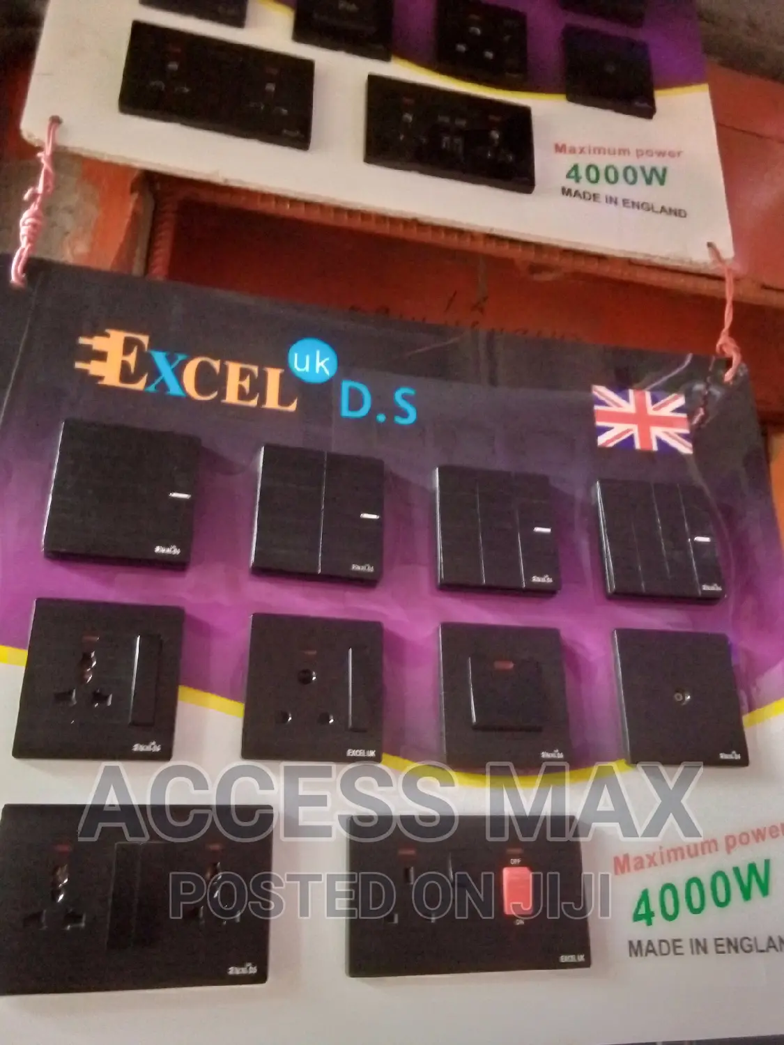 All Switch and Socket Black