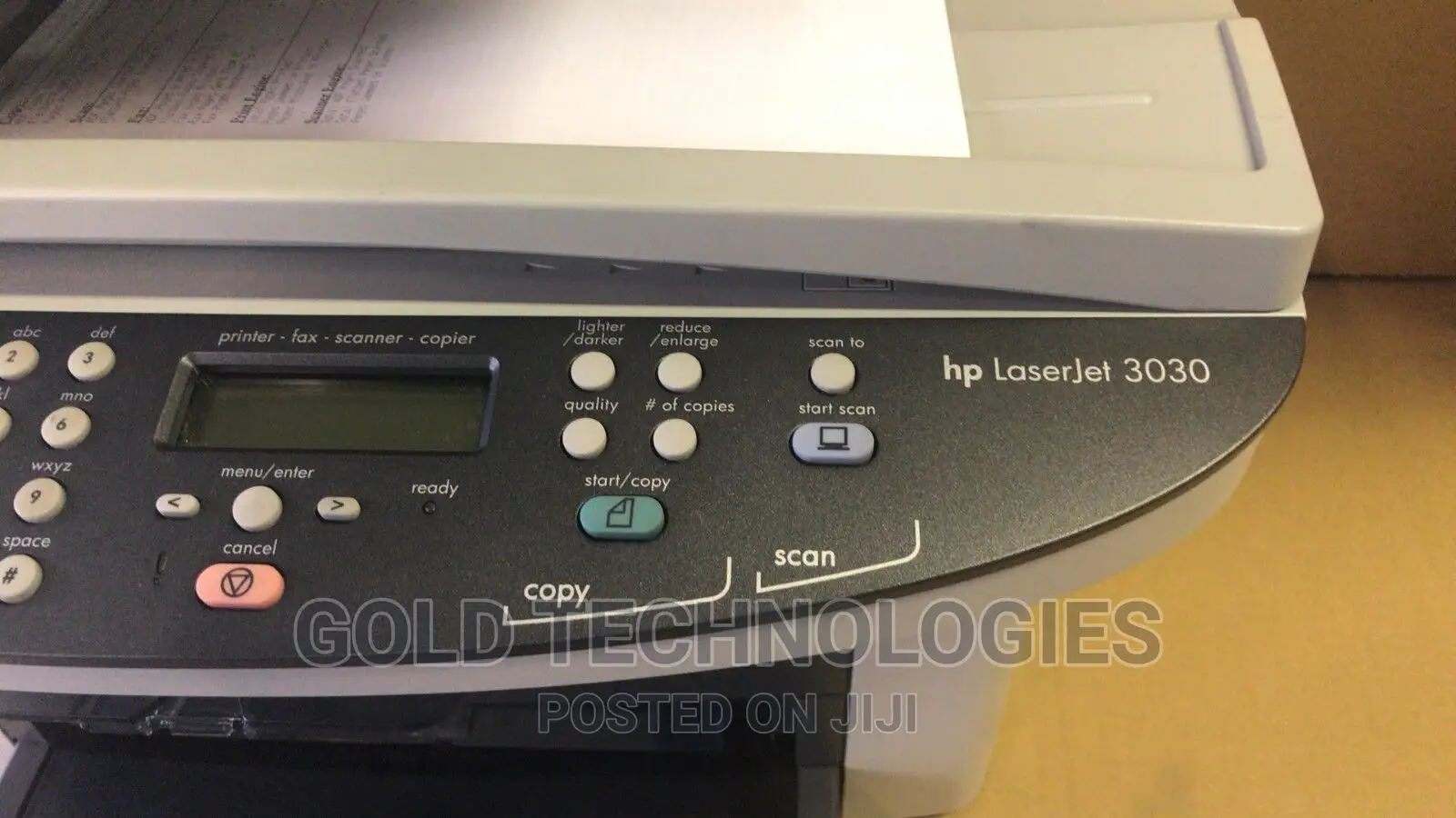 HP 3030 All-in-one Black And White Laserjet Printer