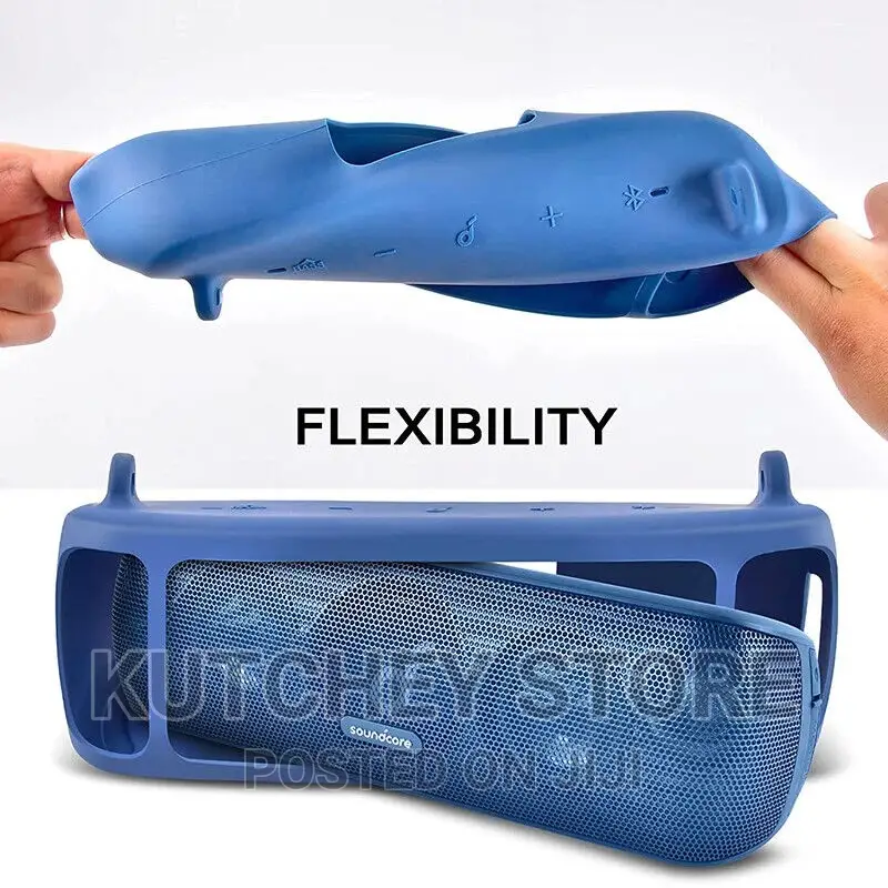 Silicone Pouch for Soundcore Motion+ Speaker Blue Red Black