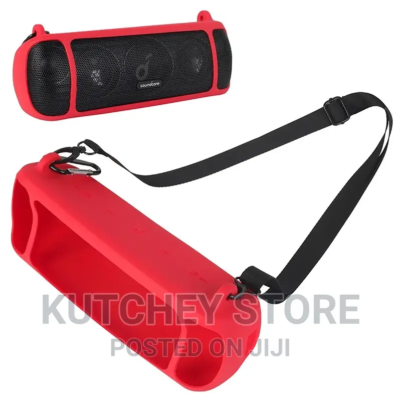 Silicone Pouch for Soundcore Motion+ Speaker Blue Red Black