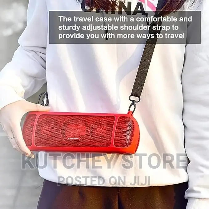 Silicone Pouch for Soundcore Motion+ Speaker Blue Red Black