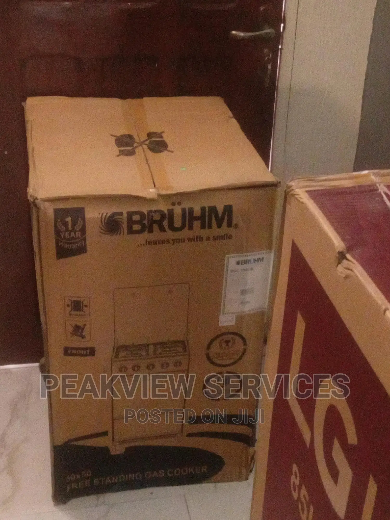 Good Bruhm 4 Gas Burner+Oven ''Bgc5540ib