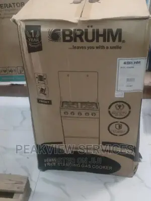 Good(Bgc5540ib) Bruhm 4 Gas Burner With Oven