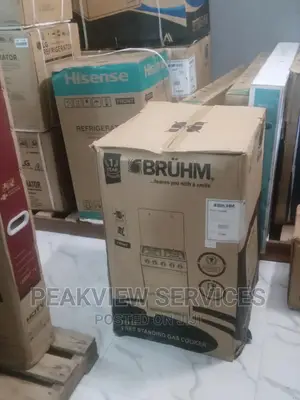 Standard Quality Bruhm 4 Gas Burner +Oven ''Bgc5540ib