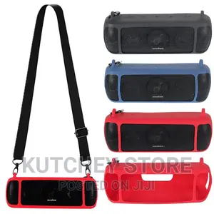 Silicone Pouch for Soundcore Motion+ Speaker Blue Red Black