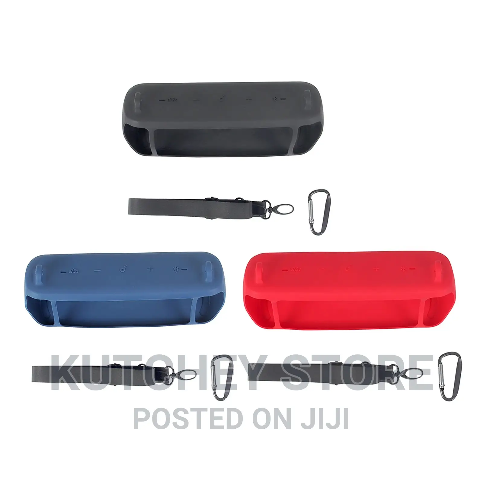 Silicone Pouch for Soundcore Motion+ Speaker Blue Red Black