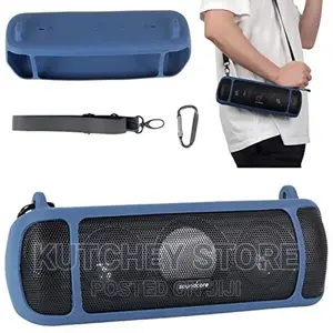 Silicone Pouch for Soundcore Motion+ Speaker Blue Red Black