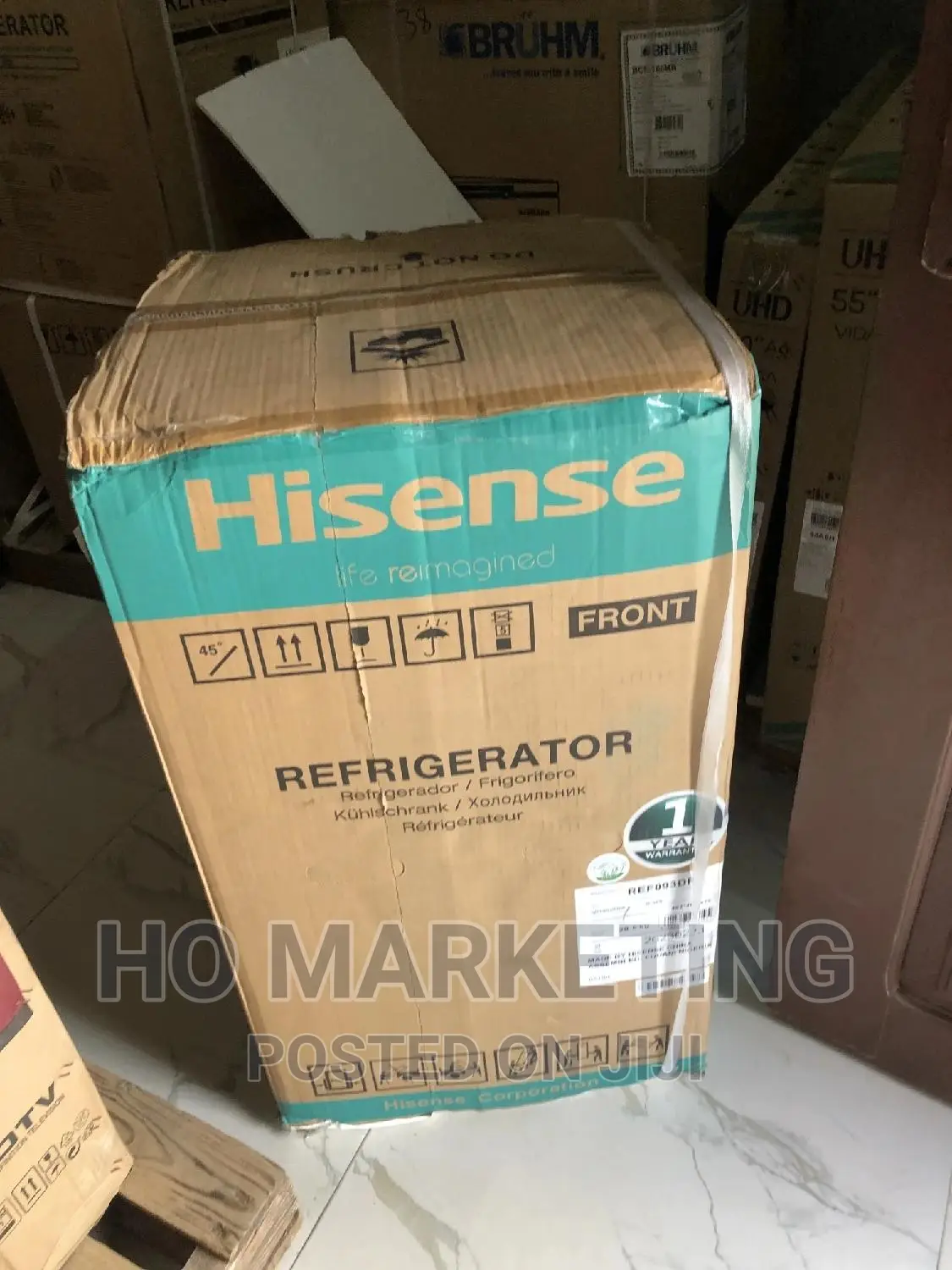 Hisense Refrigerator 90l Ref093dr (Silver Color)