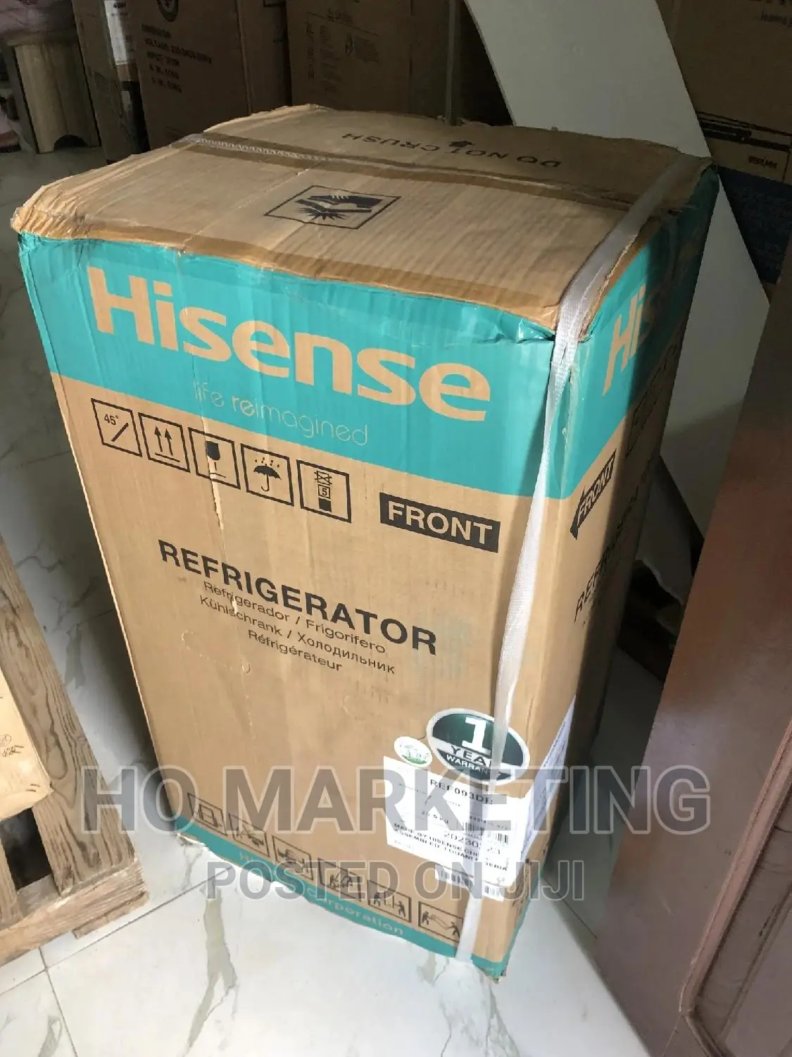 Silver Color Hisense 90l Refrigerator -Ref093dr