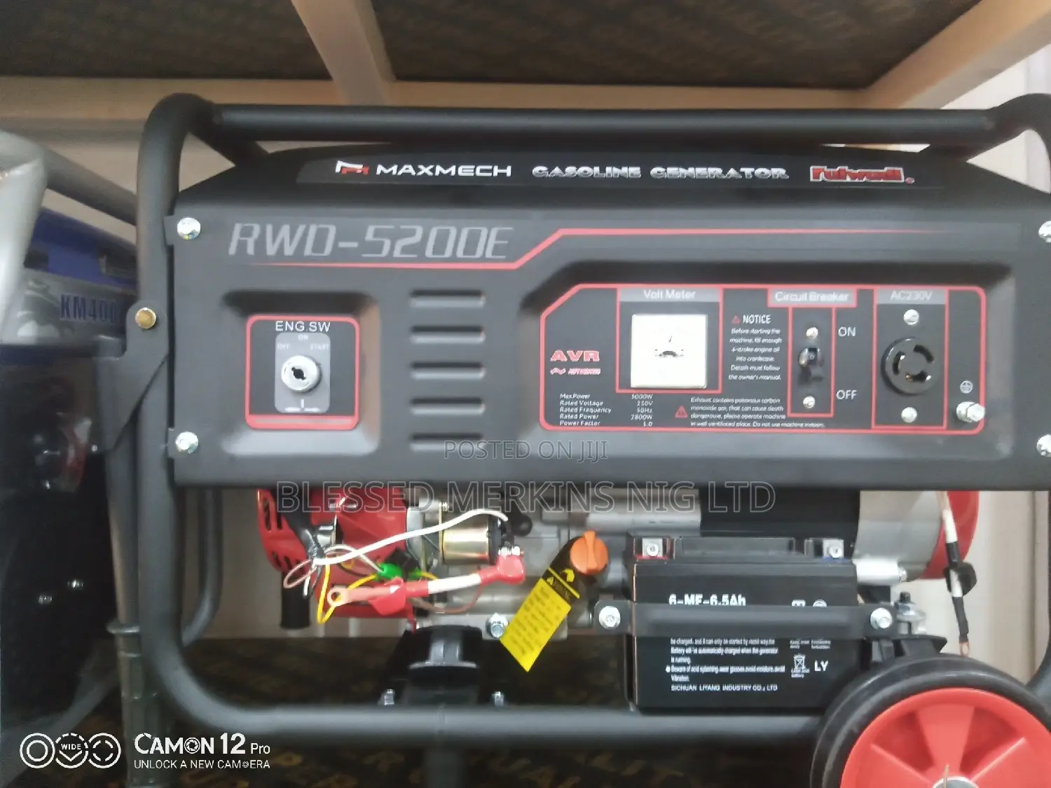Max-Mech Petrol Generator 3.Kva