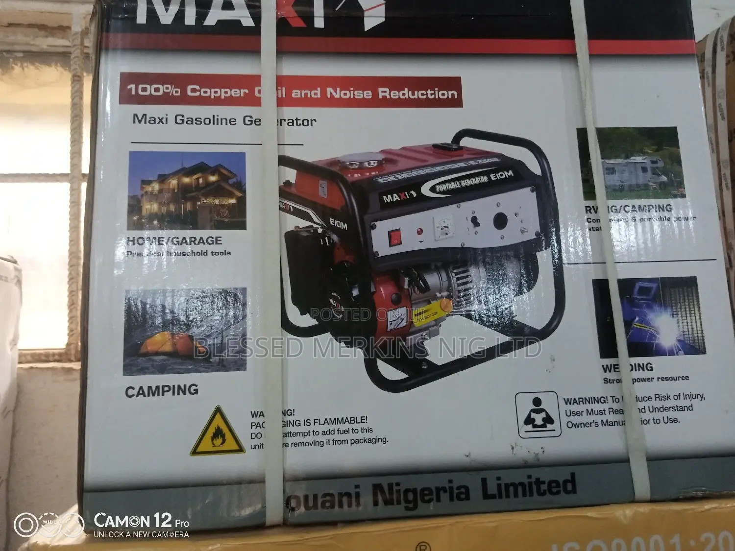 Maxi Petrol Generator 1.1kva