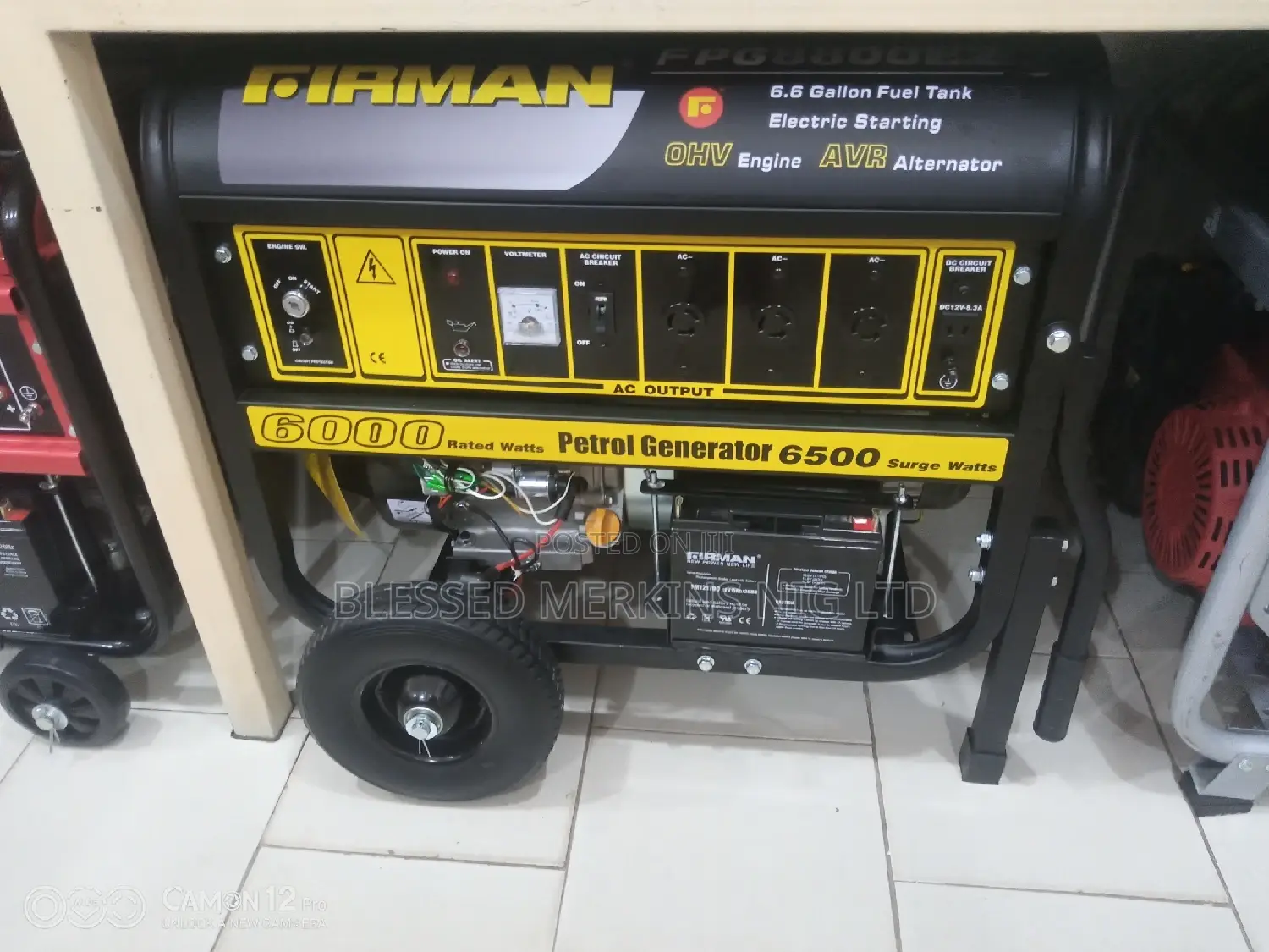 FIRMAN Petrol Generator 6.5kva
