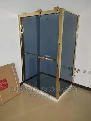 Thick Frame Cubicle Shower Glass