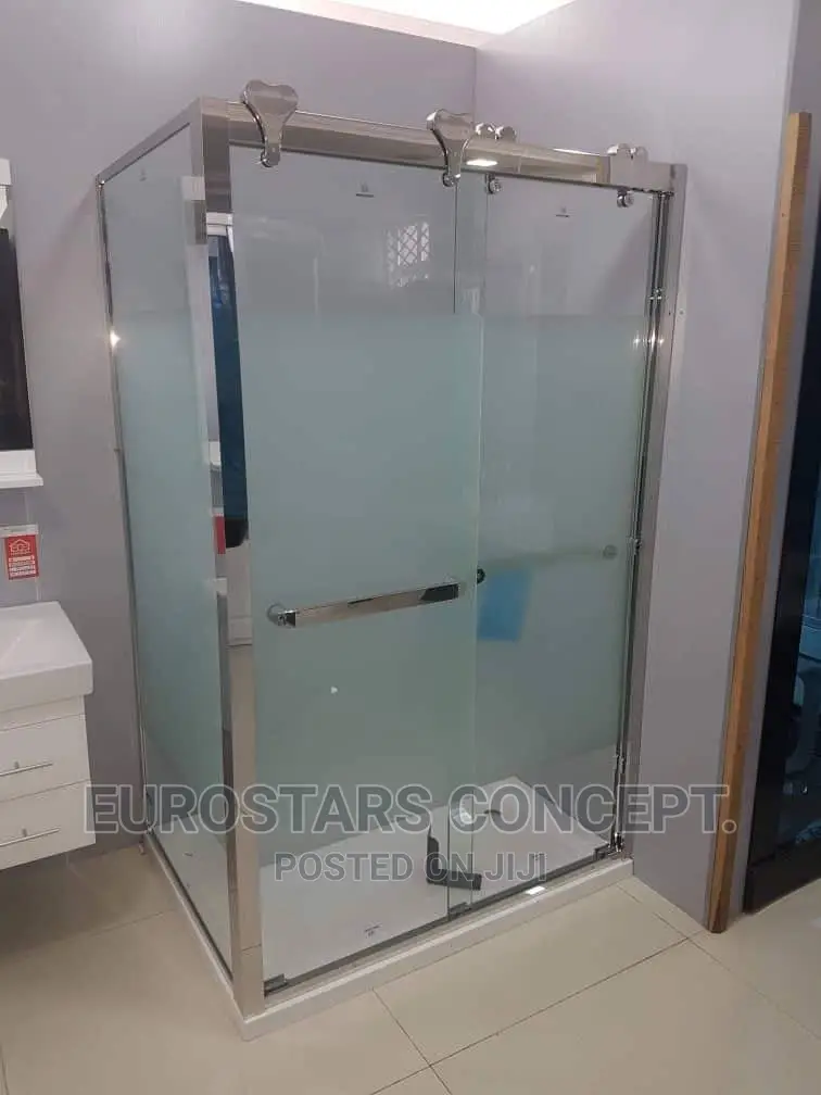 Thick Frame Cubicle Shower Glass