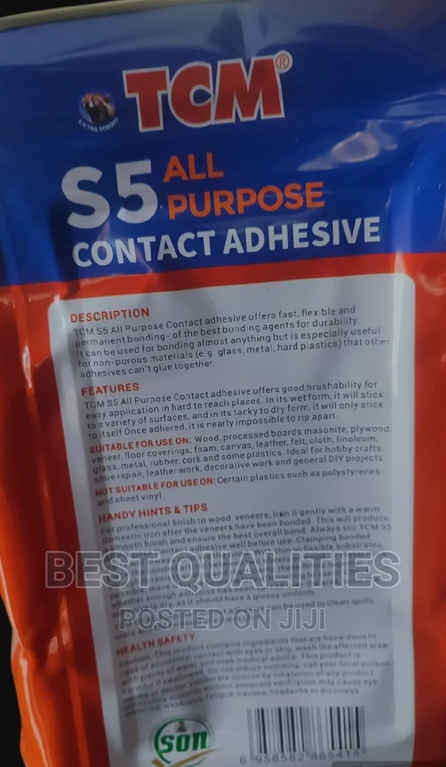 Contact Adhesive { TCM S5 All Purpose Bond}