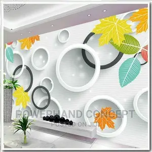 Luxury Background Wall Mural at Powerhand Interior