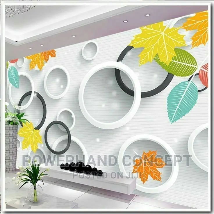 Luxury Background Wall Mural at Powerhand Interior