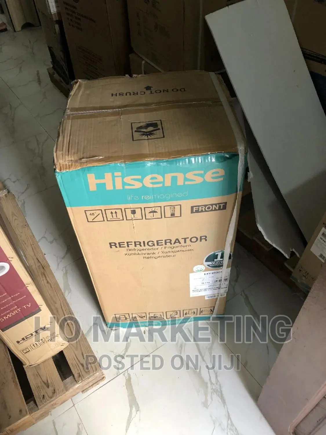 New Hisense Refrigerator Single Door 90l (Ref093dr)