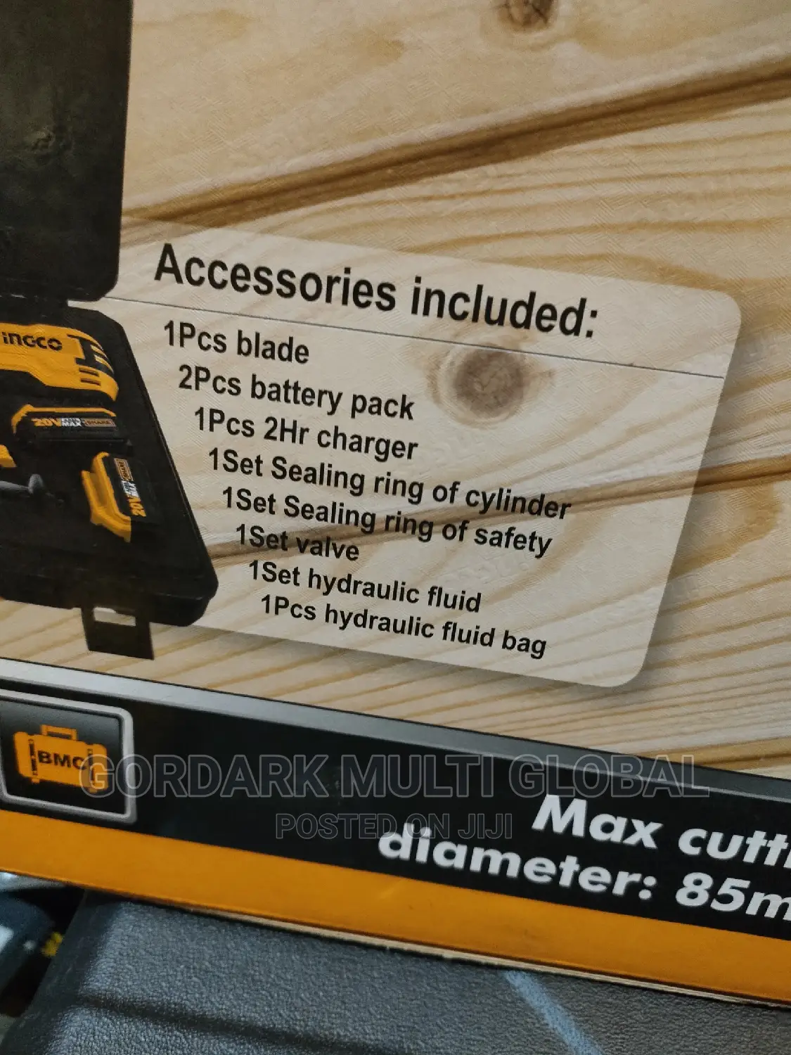 Lithium-ion Hydraulic Cable Cutter