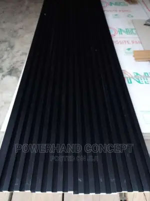 Black Color Fluted Panel