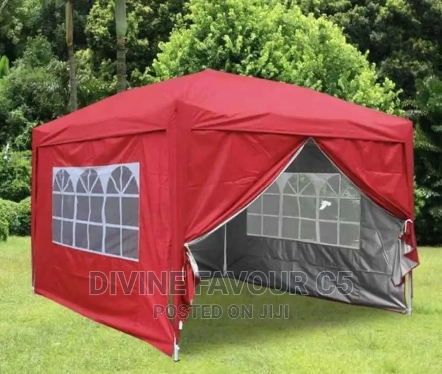 10ft X 10ft Foldable Tent/ Gazebo With Side Walls in Ikeja Garden