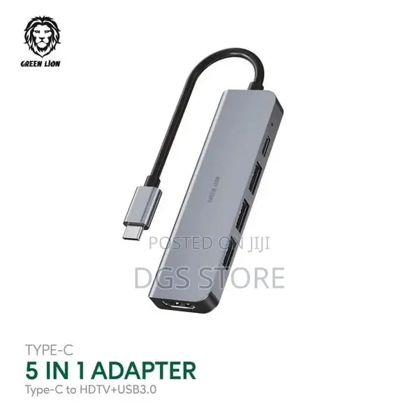 Green Lion 5in1 Type C Adapter