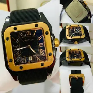 Cartier Watch With Rubber Strap